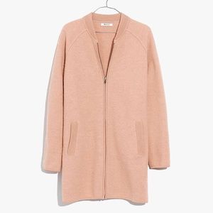 Madewell Bomber Sweater Jacket